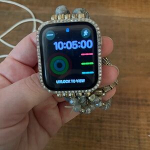 Apple Watch with Beaded Strap